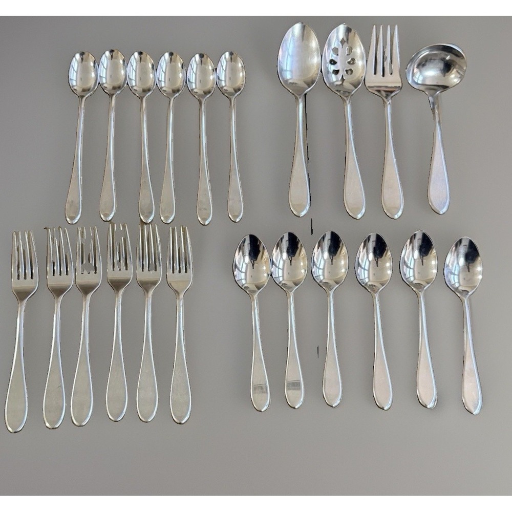 Gorham Georgetown NEW Stainless 18/8 Flatware Set Spoons And Forks